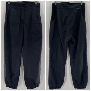 Obermeyer Vintage Sugarbush High Waisted Straight Leg Black Ski Snowpants Size 8